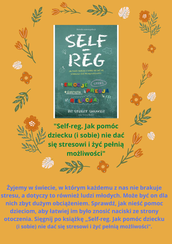 Plakat zachęcający do zapoznania się z książką Self-reg.