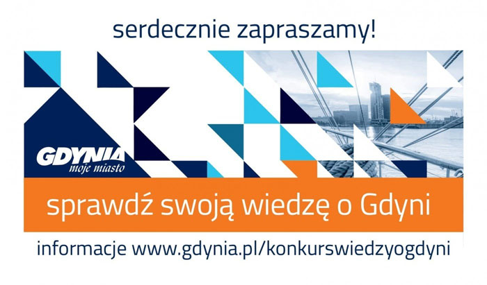 Baner Konkursu Wiedzy o Gdyni.